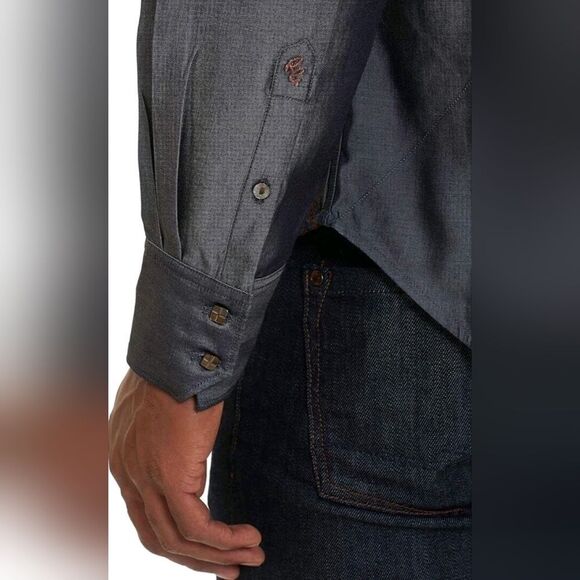 Robert Graham Limited Edition 147/270 Flip Cuff Embroidered Shirt Size XL - Picture 3 of 16